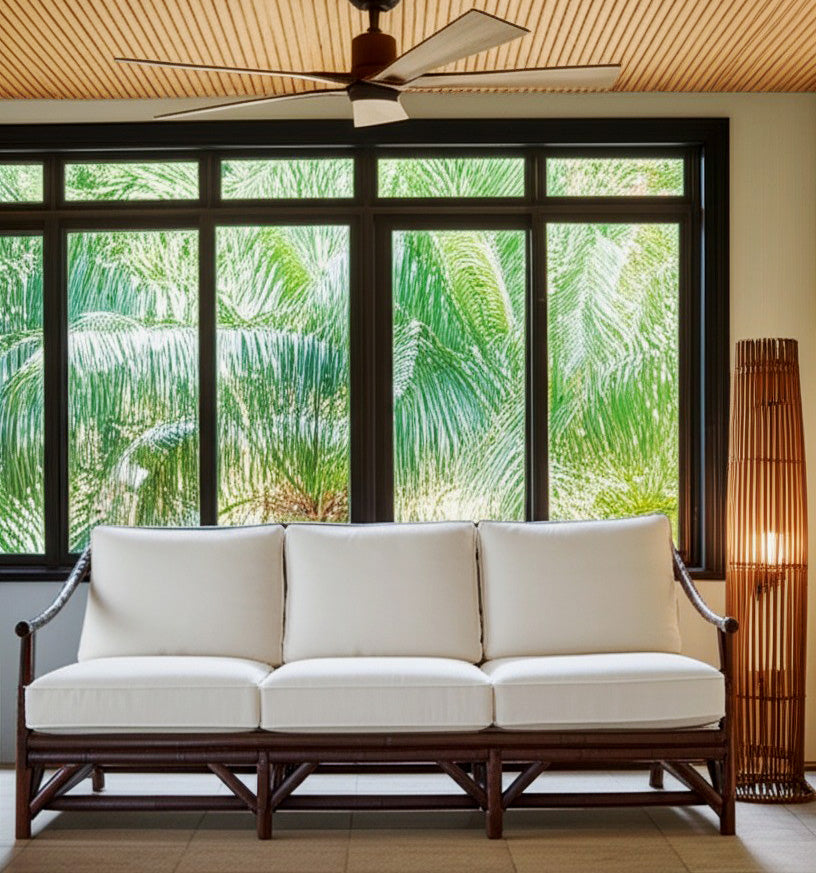 Woodland Rattan Sofa by Designer Wicker Tribor