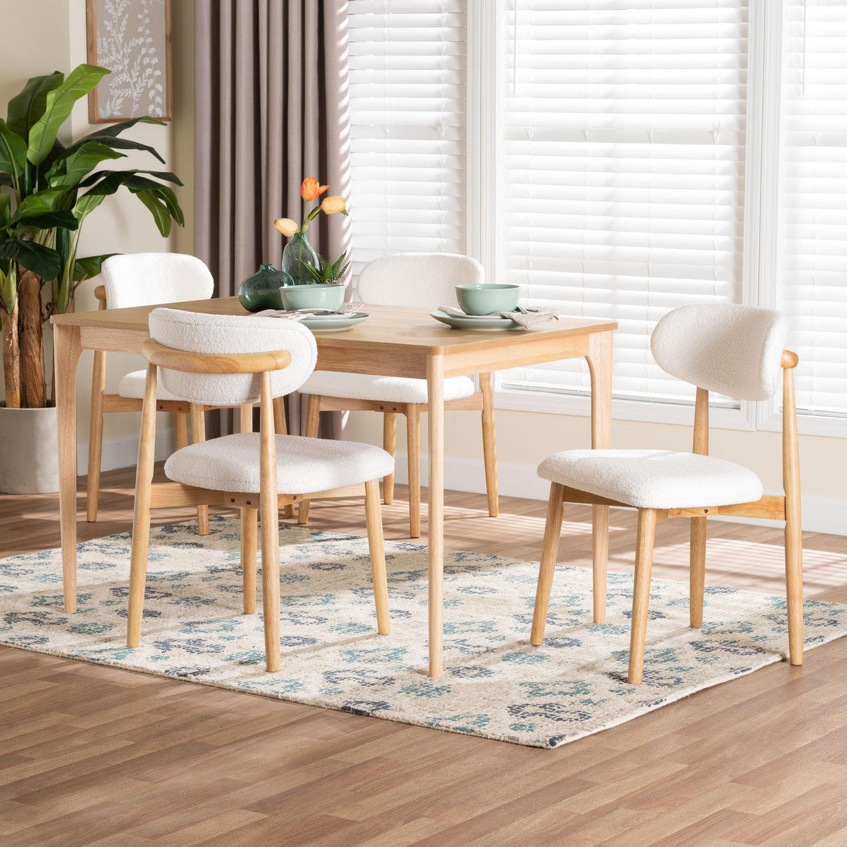 Wattsu 5-Piece Dining Set by Wicker Fair