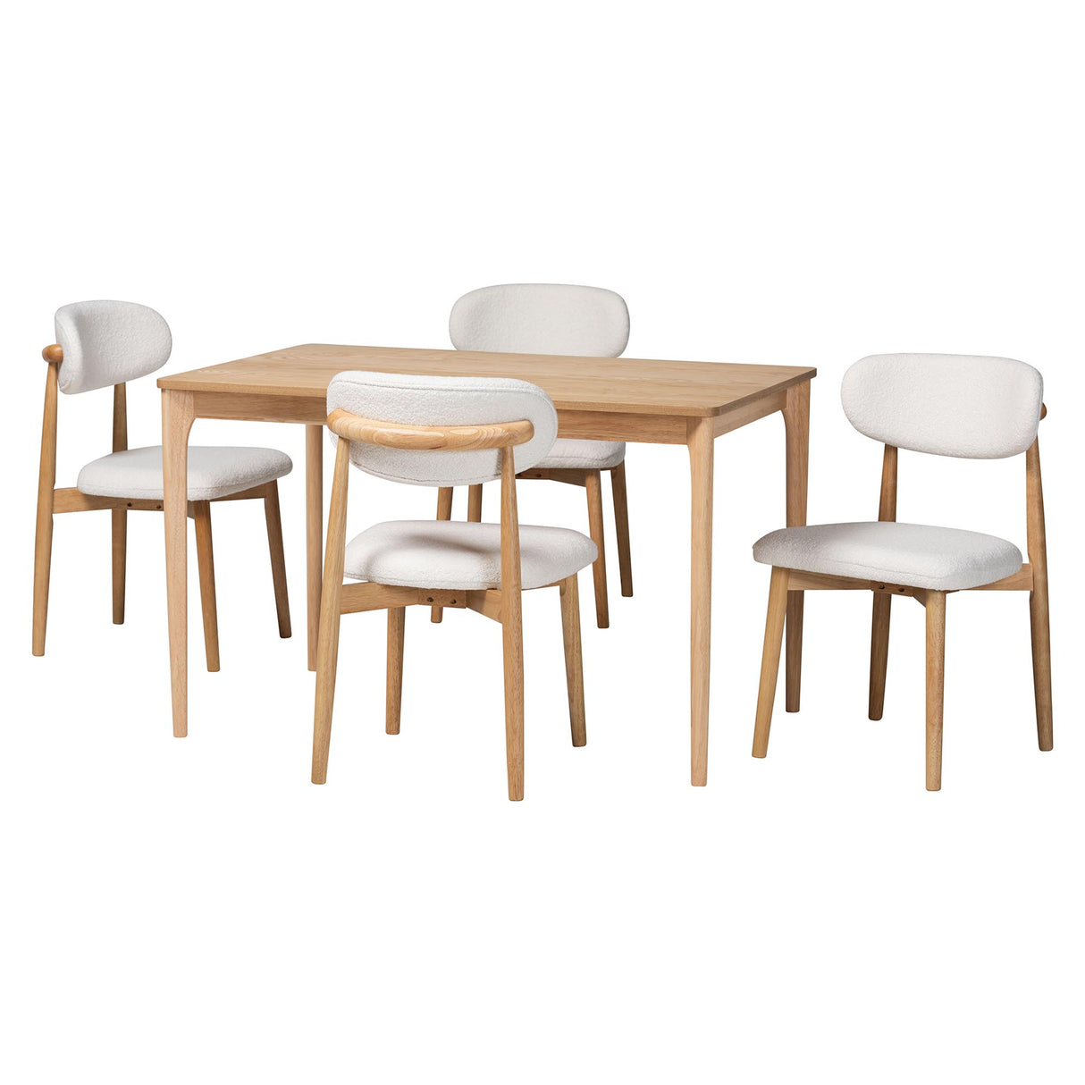 Wattsu 5-Piece Dining Set by Wicker Fair