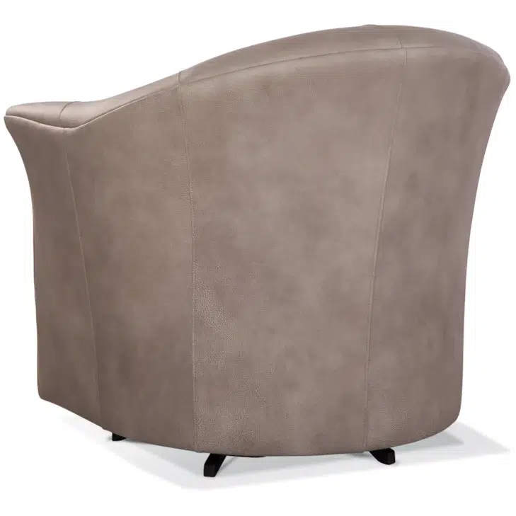 Weston Leather Swivel Chair by Braxton Culler Made in the USA Model 635-L05