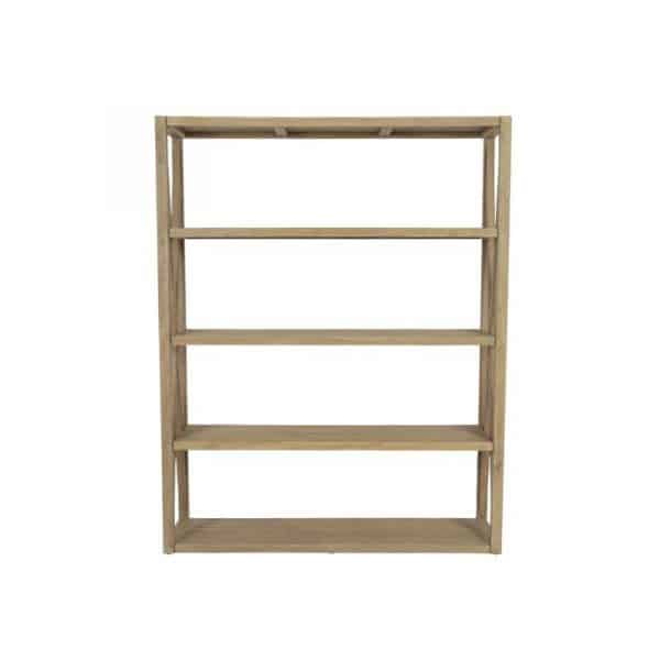 Coastal Teak Outdoor X Bookcase by Sunset West Model 5501-XBK