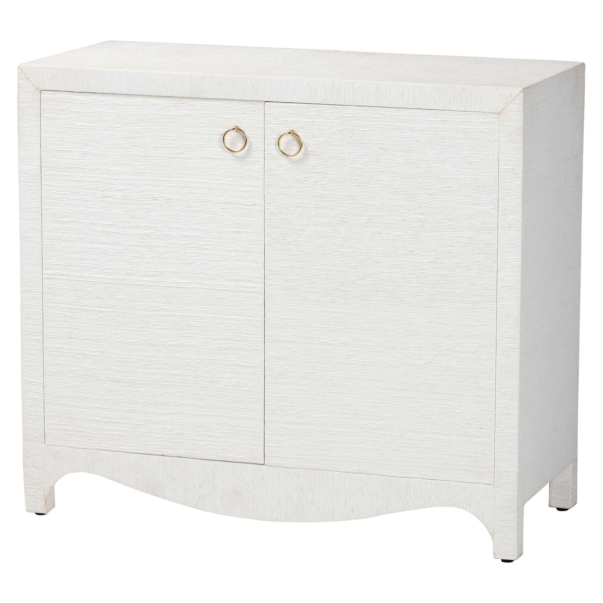 Flores Grasscloth Storage Cabinet by Wicker Fair