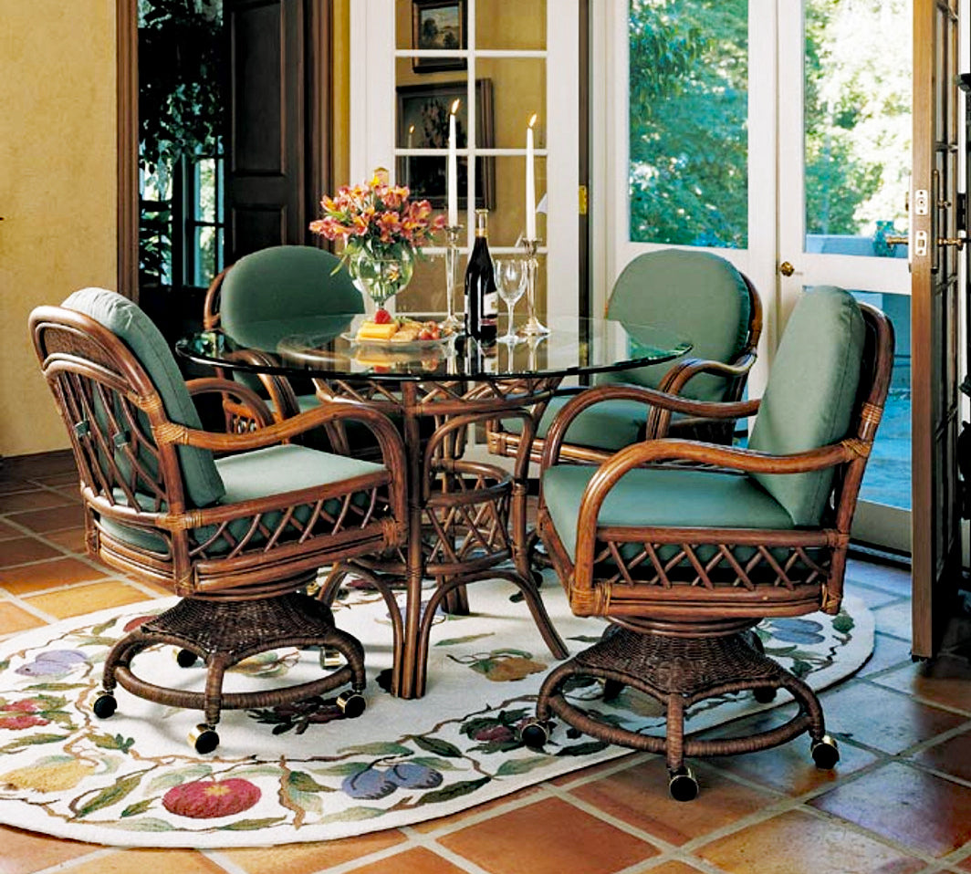 Cushions (Covers and Foam Cores) for South Sea Caster Dining Sets cush-ss-caster-set Made in USA