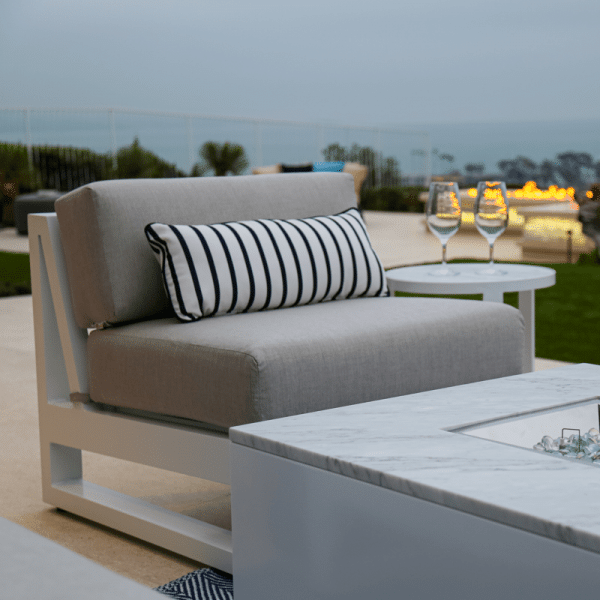 Newport Outdoor Armless Club Chair by Sunset West Model 4801-AC