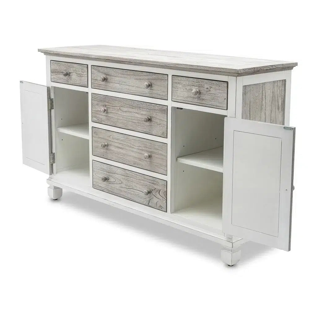 Islamorada 4-Pc Coastal Style (Queen or King) Bedroom Set by Seawinds Trading