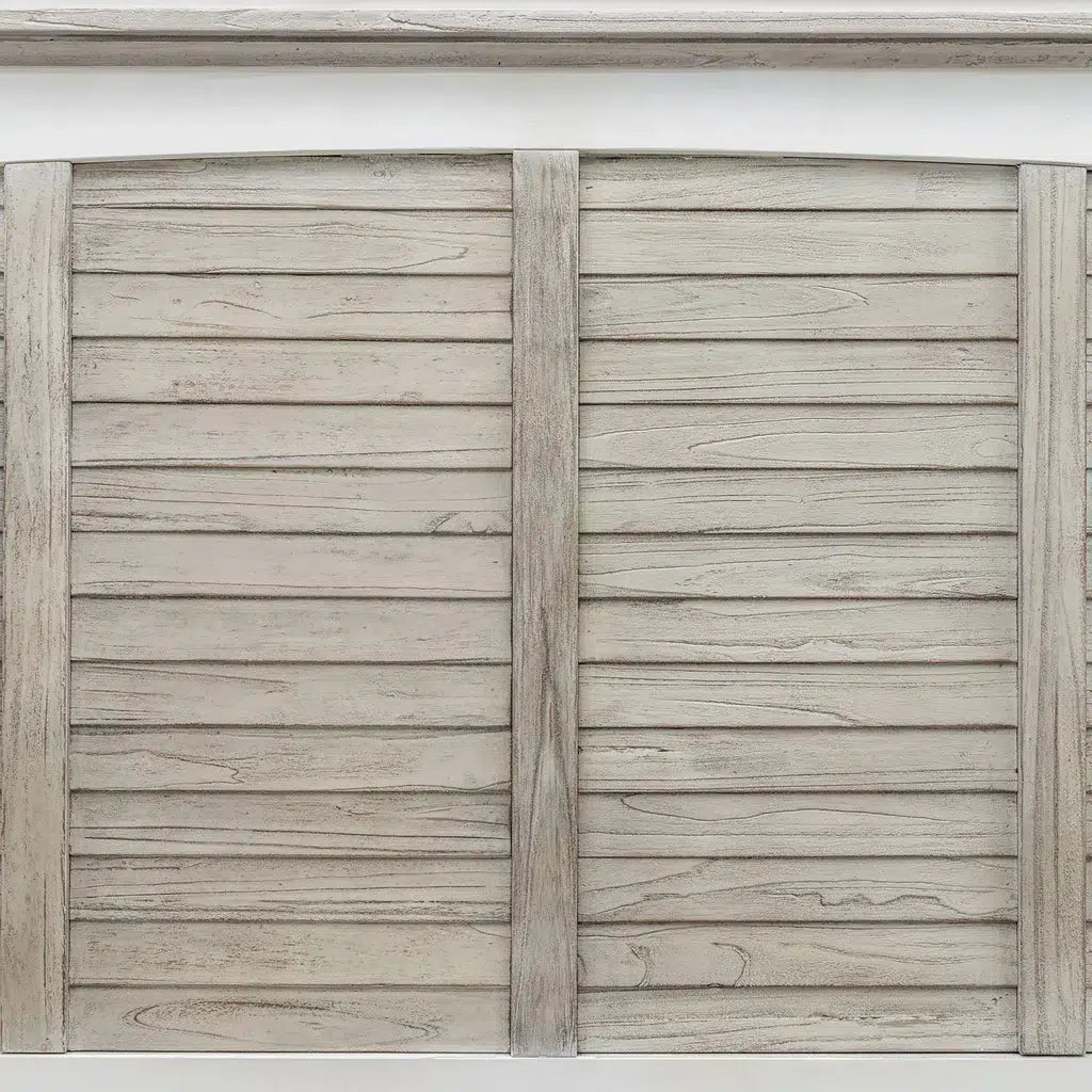 Islamorada Coastal Style Queen Headboard Model B23340-DAPGREY By Seawinds Trading