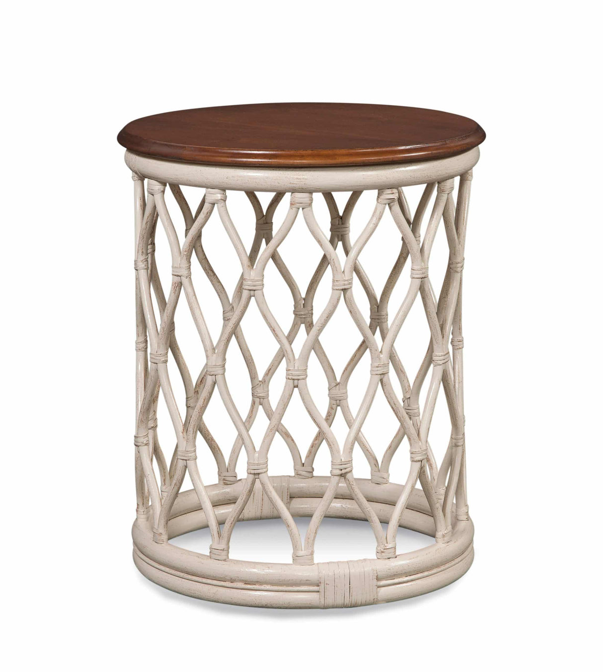Santa Cruz 18" Round Chairside Table Model 1028-122 by Braxton Culler