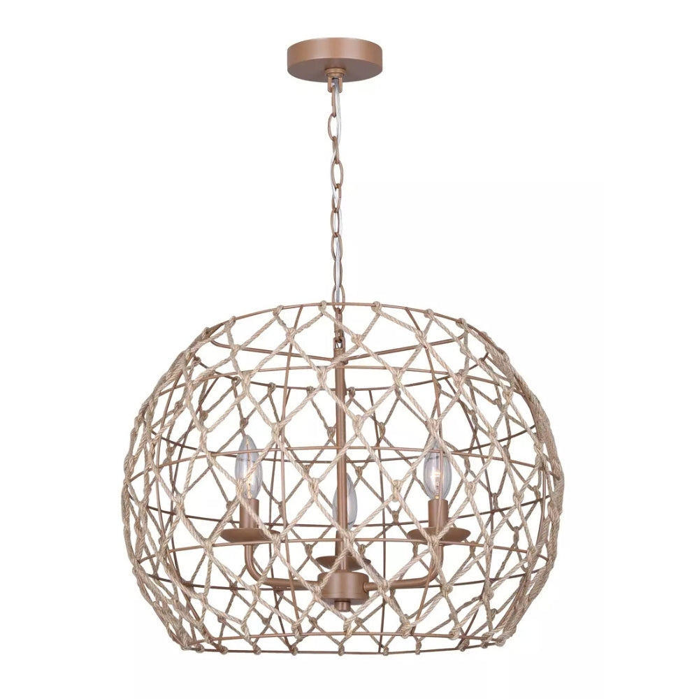 Tan Rope 20" Pendant