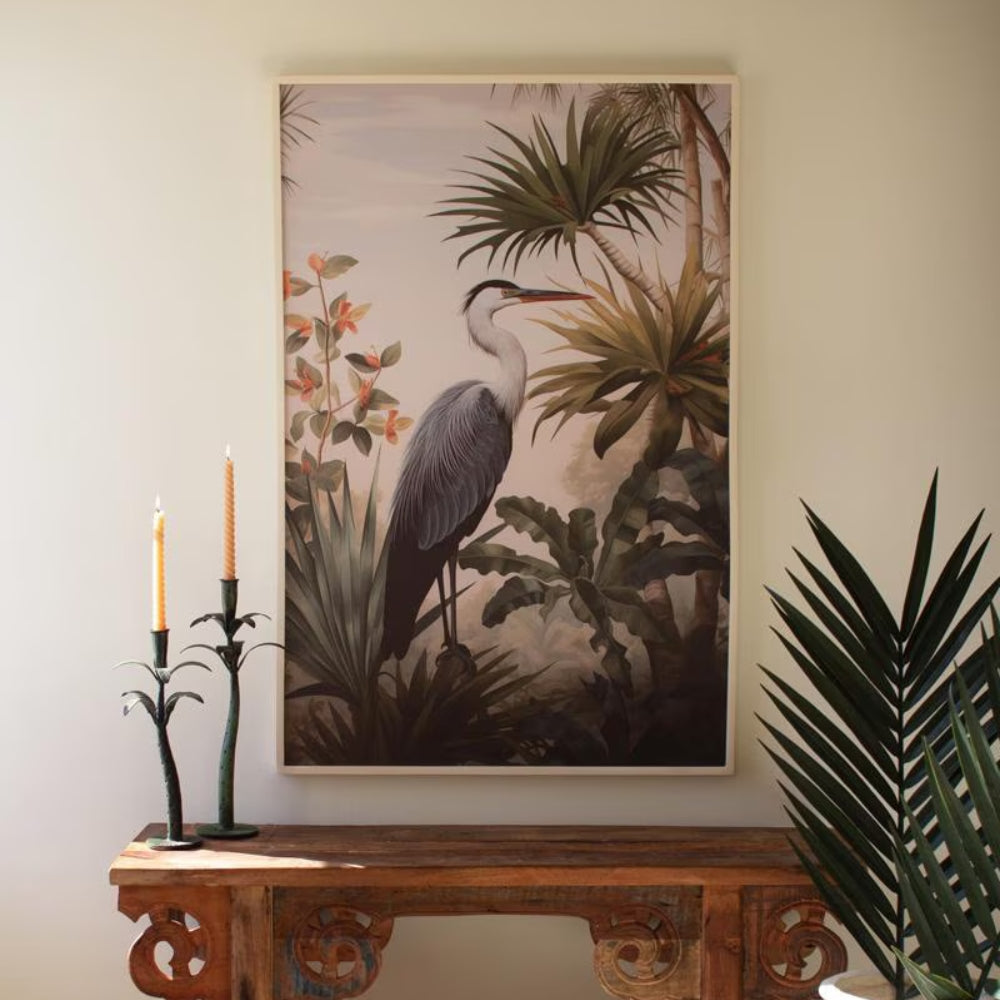 Heron Wall Painting