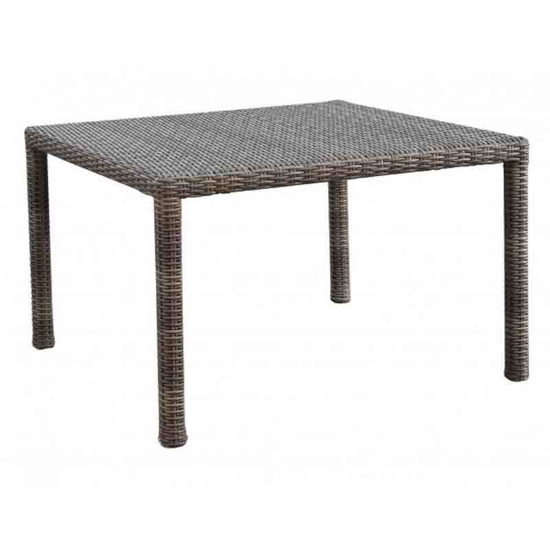 Coronado Outdoor Patio Furniture 48 Inch Square Dining Table with Glass Model 3501-T48 from Sunset West