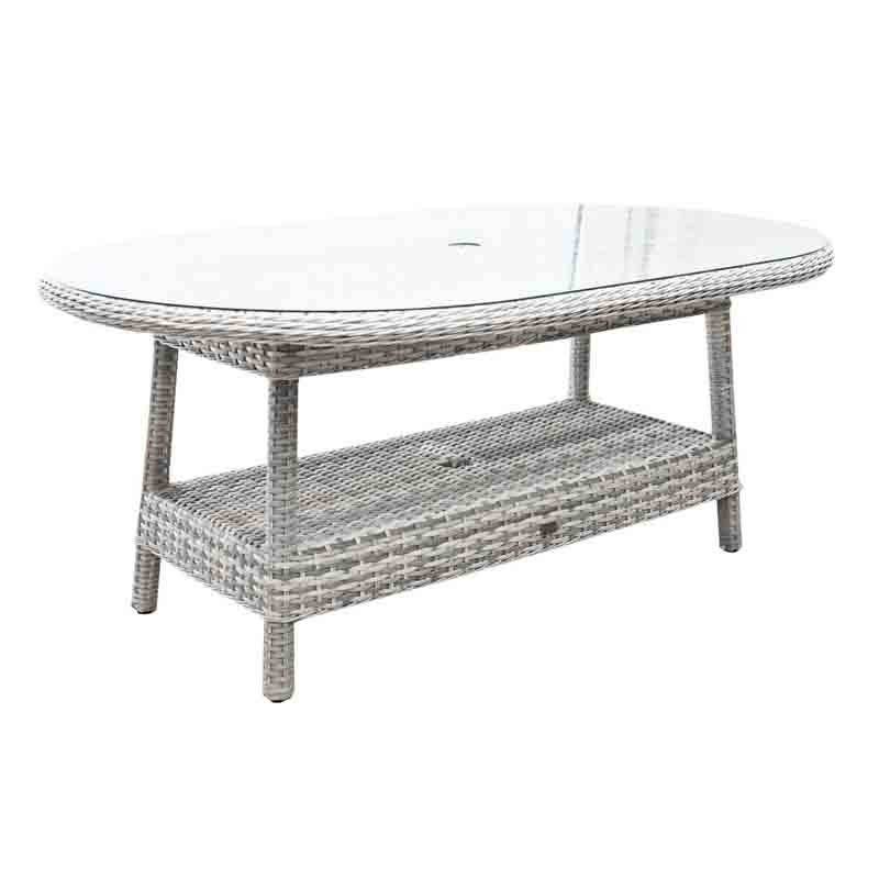 South Beach Outdoor Wicker Dining Table DT9844 by Beachcraft