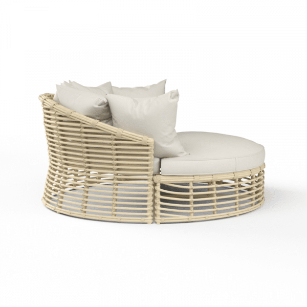 The Bazaar Farro Outdoor Round Daybed by Sunset West Model 1095-99/OTT