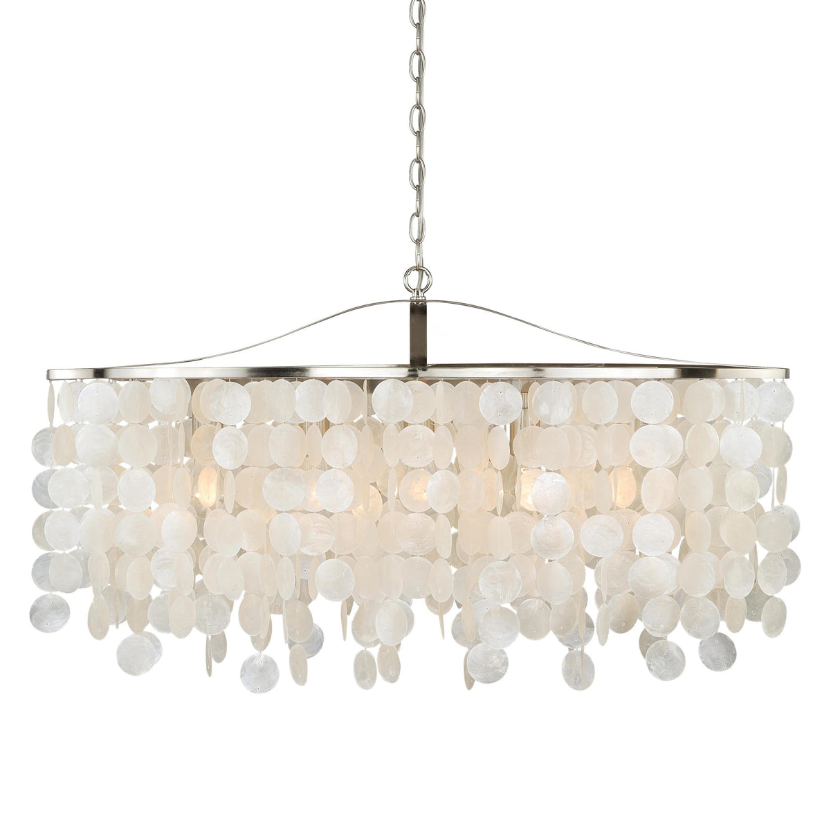 Shell Drift 5-Light Linear Chandelier