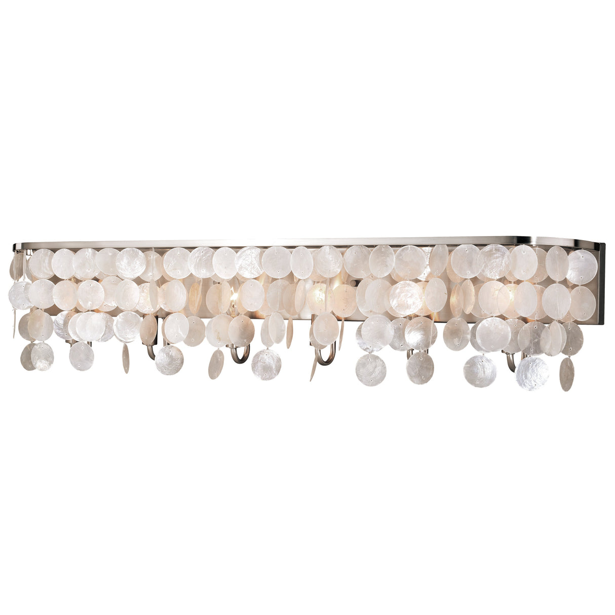 Shell Drift Vanity Light Fixture - 6 Light
