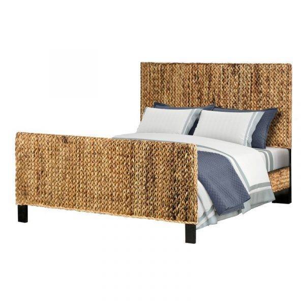 Maui Complete King Bed Model B533KBED-NAT By Seawinds Trading