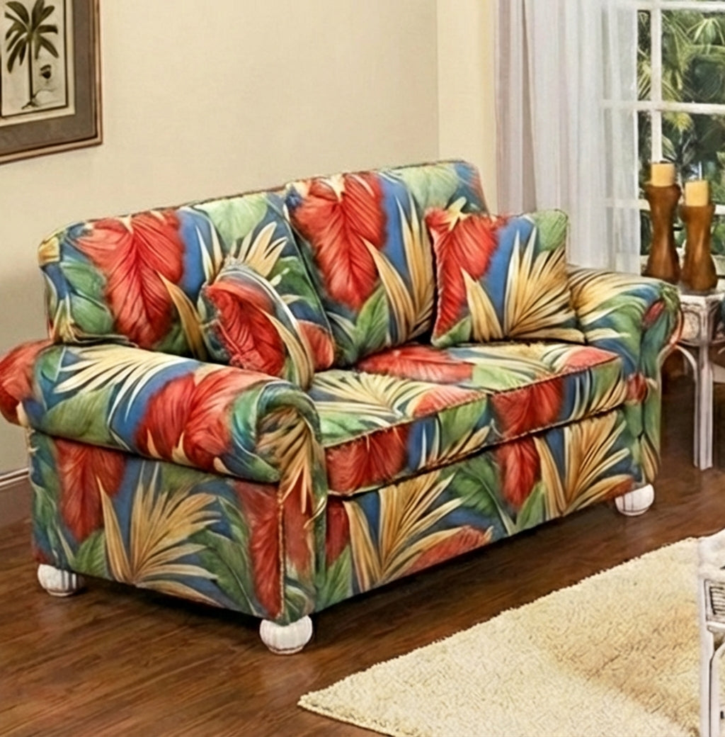 Maryland Rolled Arm Loveseat by Stanley Chair Model 668