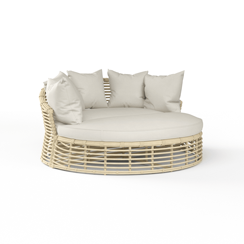The Bazaar Farro Outdoor Round Daybed by Sunset West Model 1095-99/OTT