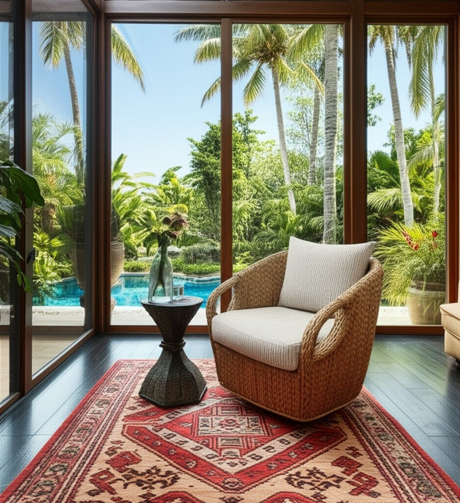 Vanatu Rattan Swivel Chair from Capris Furniture SW309