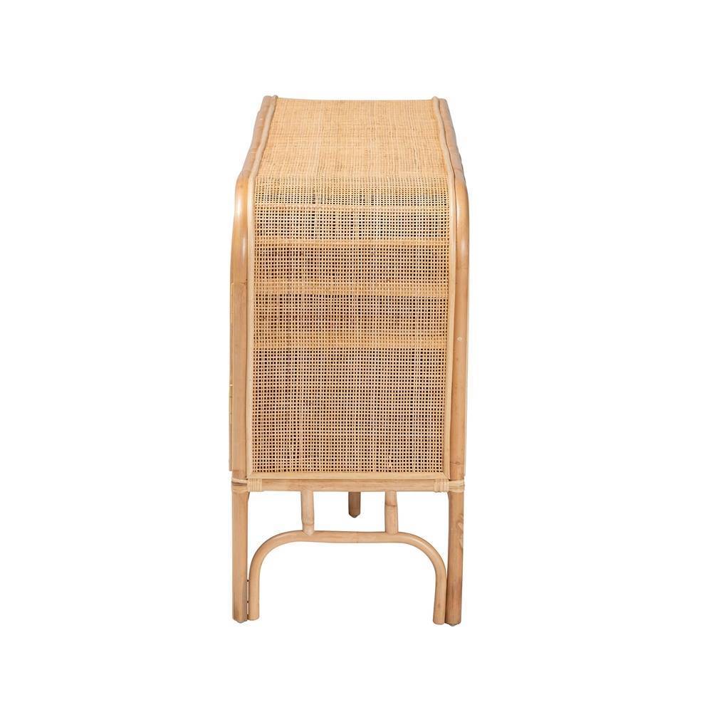 Truk Wicker Fair Rattan Media or Buffet Cabinet