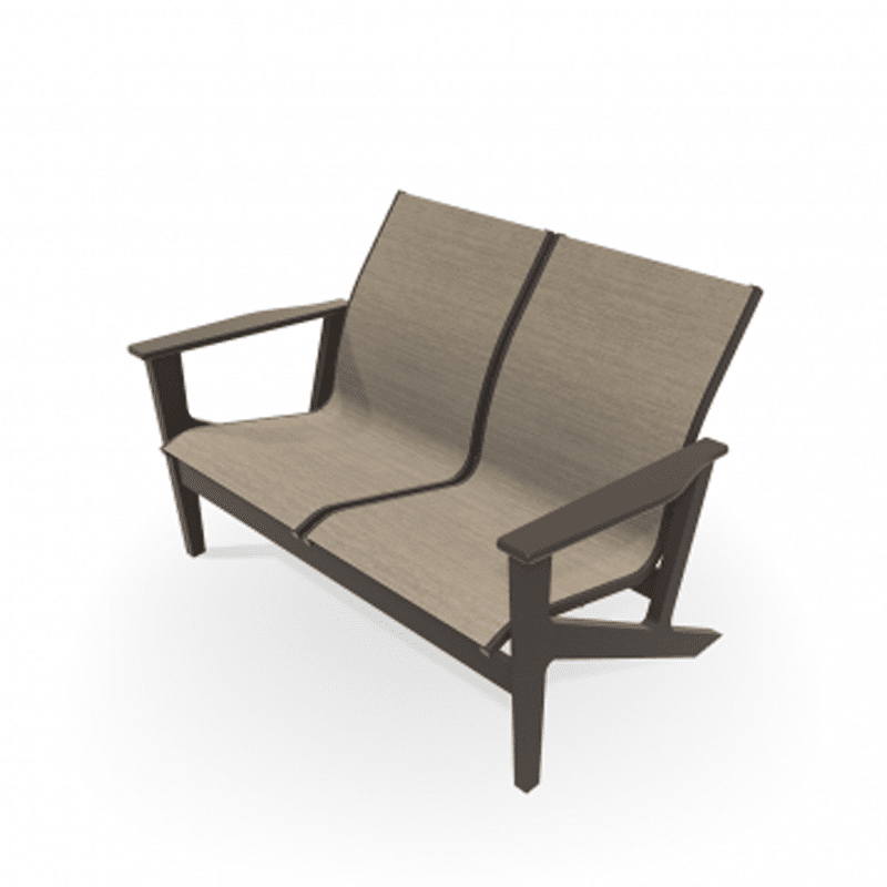 Wexler Outdoor MGP Sling Chat Two-Seat Loveseat by Telescope Casual Model 2244-6W40