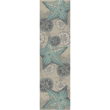 Beach Superstar Blue Rug