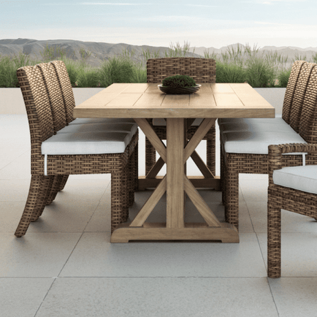 Havana Outdoor Armless Dining Chair by Sunset West Model 1701-1A