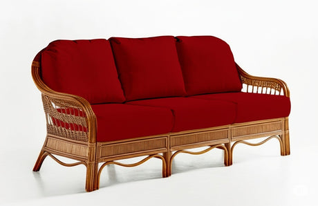 Bermuda Pecan 4 Pc Living Room Set by South Sea Rattan Model 1400