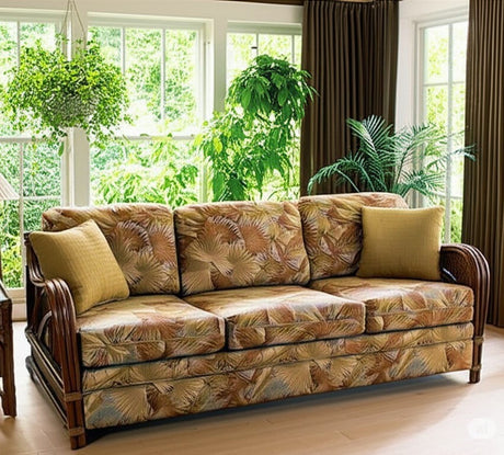 Captiva Rattan and Wicker 5 Pc Set in Antique Finish by Stanley Chair Model 202-SET-ANT