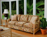 Captiva Rattan and Wicker Queen Sleeper Sofa in Natural by Stanley Chair Model 902-IS-NAT