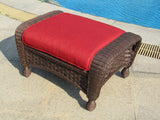 Tahiti Outdoor Ottoman Model 102-T-O from Spice Island Wicker