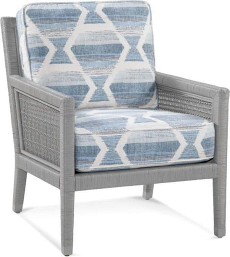 Pine Isle Rattan and Wicker Lounge Chair Model 1023-001 Made in the USA by Braxton Culler