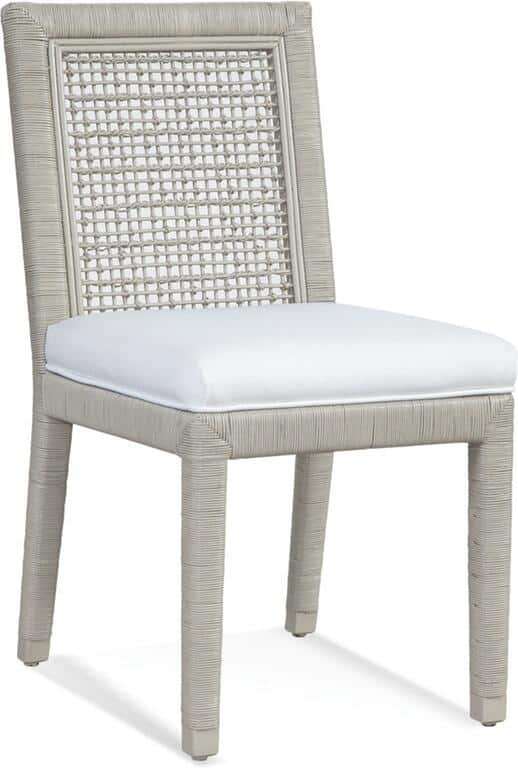 Pine Isle Dining Arm Chairs made of Indoor Wood and Wicker – Model 1023-029