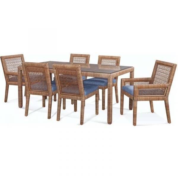 Pine Isle Indoor Rectangular Dining Table by Braxton Culler Model 1023-176