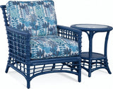 Bridgehampton 2 Pc Set includes Rattan Arm Chair and End Table Model 1031-001-2PC Made in the USA by Braxton Culler