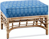 Bridgehampton Rattan Ottoman Model 1031-009 Made in the USA by Braxton Culler