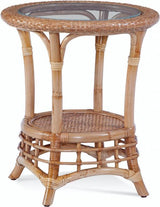 Bridgehampton 2 Pc Set includes Rattan Arm Chair and End Table Model 1031-001-2PC Made in the USA by Braxton Culler