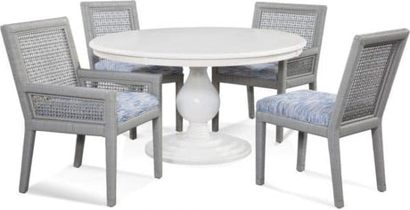 Douglas 48 or 54 Inch Round Solid Rubberwood Dining Table Model 1051-075 Made in the USA by Braxton Culler