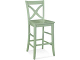 Hues Indoor Bar Stool with Wood Seat by Braxton Culler Model 1064-012WS