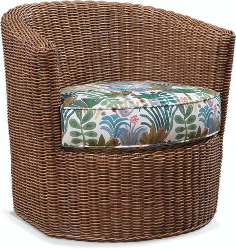 Paradise Cove Indoor Swivel Chair by Braxton Culler Model 1086-005 – Choice of Cushions Made in the USA
