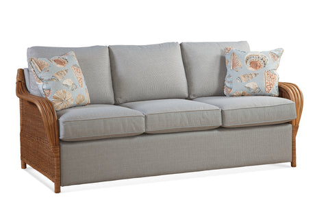 Bodega Bay Upholstered Wicker Queen Sleeper Sofa Made in the USA by Braxton Culler 1090-015