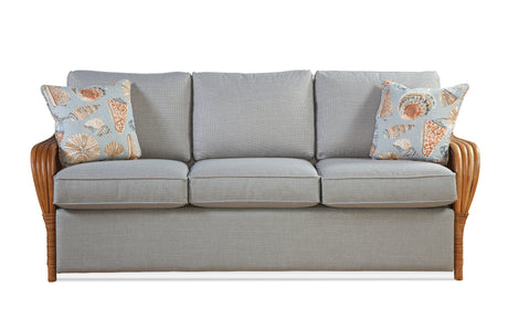 Bodega Bay Upholstered Wicker Queen Sleeper Sofa Made in the USA by Braxton Culler 1090-015