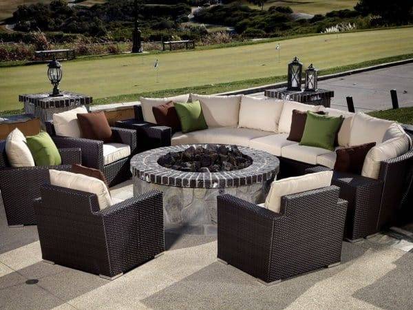 Solana 3 Pc Curved Sectional Set Model 1501-SECSET3 by Sunset West