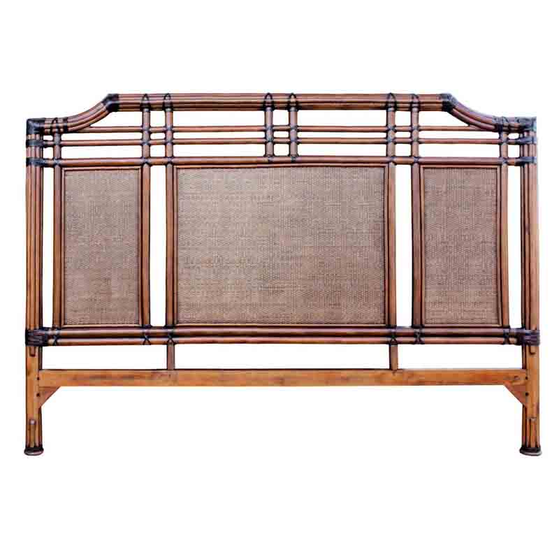 Palm Cove Rattan Wicker Queen Headboard Model 1102-5643-ATQ from Hospitality Rattan