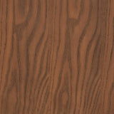 Barrett Mid-Century Modern Walnut Brown Finished Wood and Synthetic Rattan 4-Drawer Chest