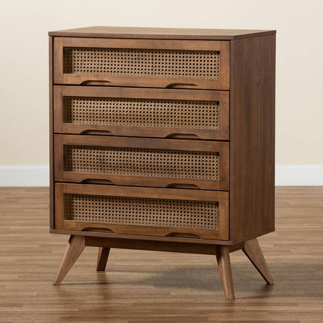 brown and blue dress combination Vintage Brown Henry Link Six Drawer Wicker Dresser with Glass Top Ready to  Ship! – Hibiscus House main image 1