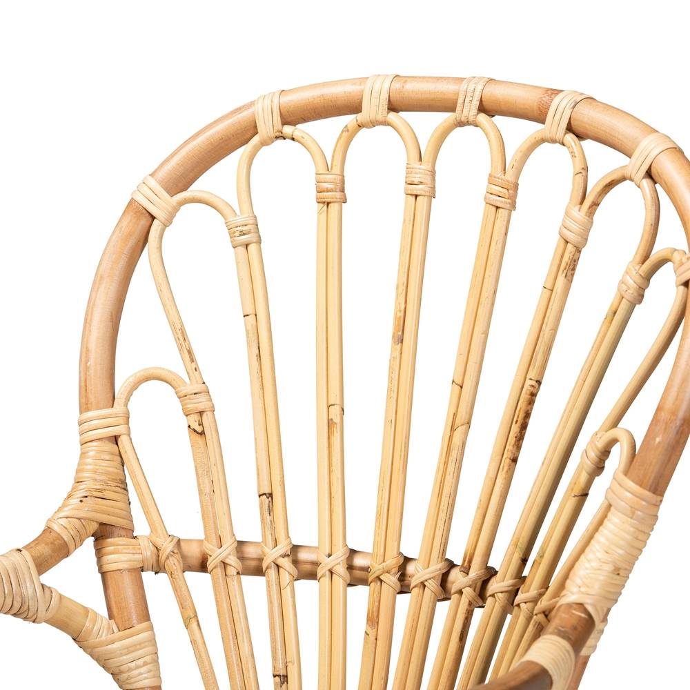 Sheraton Modern and Contemporary Natural Finished Rattan Dining Chair