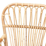 Aya Modern and Contemporary Natural Finished Rattan Armchair