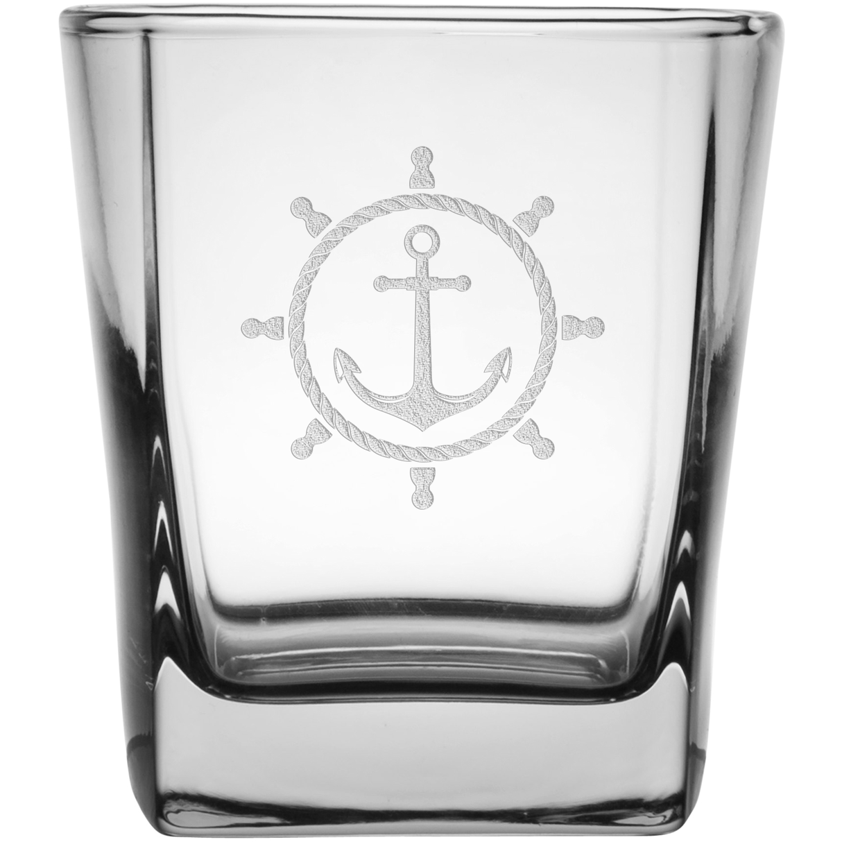 Anchor 9.25 oz. Etched Double Old Fashioned Glass Sets