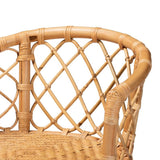 Orchard Modern Wicker Fair Natural Brown Rattan Counter Stool