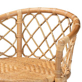 Orchard Modern Wicker Fair Natural Brown Rattan Bar Stool